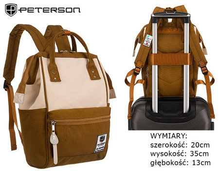 Polyester bagpack PETERSON PTN 2022