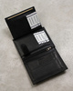 Men's leather wallet N4-P-SCR Black