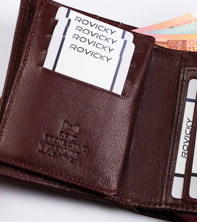 Portfel skórzany RFID 4U CAVALDI N-1508