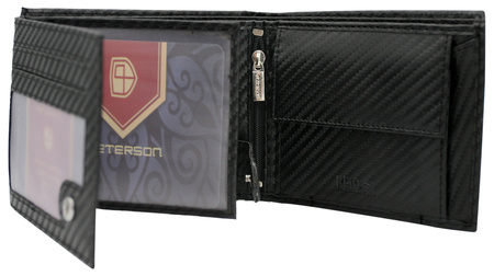 Zestaw prezentowy portfel + brelok PETERSON PTN PK5-N992