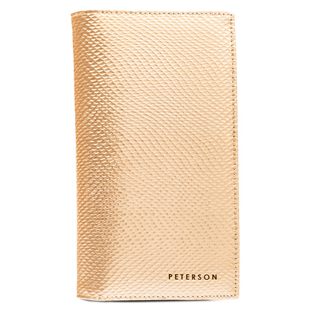 Portfel damski skórzany PTN 421431-DSL Gold