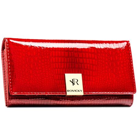Portfel damski skórzany RH-24A-1-RS Red