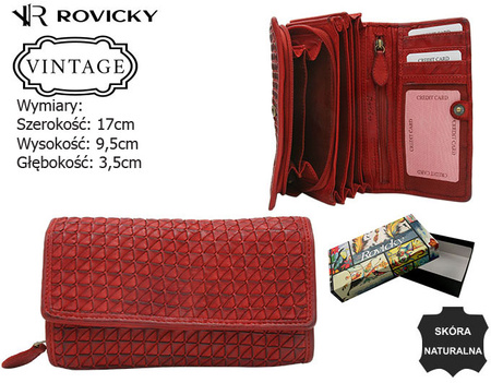 Women's leather wallet R-N22-ZPT