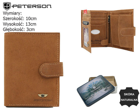 Leather Wallet PTN 333Z 2-1-5 Cognac