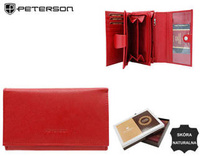 Portfel skórzany RFID PETERSON PTN RD-21-GCLS