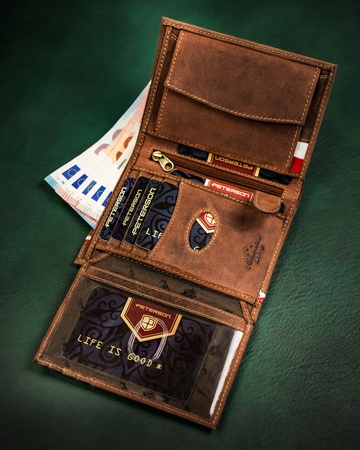 PETERSON PTN 333PW RFID leather wallet