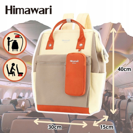 Himawari Travel Backpack with Laptop Compartment and Phone Case 1027-04