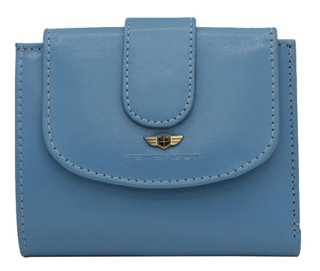 Portfel damski skórzany PTN 2516-BO Blue