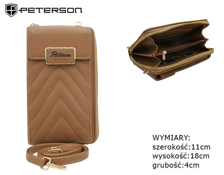 PETERSON PTN M-10 eco leather bag-wallet