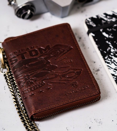 PETERSON PTN N4C-07-HWM-1285 men's RFID leather wallet