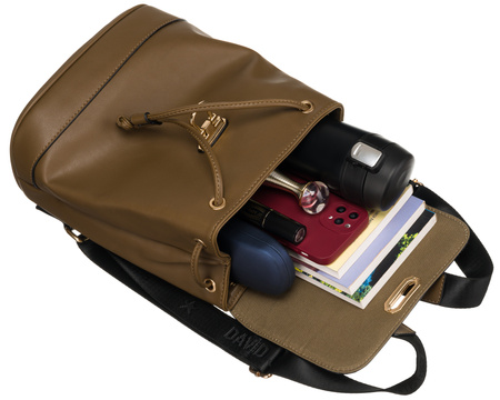 Plecak damski David Jones 6865-3 Khaki