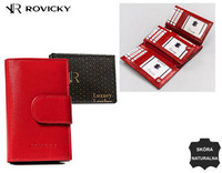 Portfel damski skórzany R-RD-40-GCL Red
