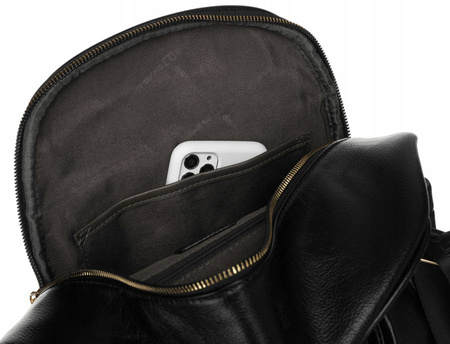 Plecak ze skóry eko DAVID JONES 6856-2