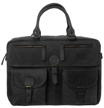 Torba na laptopa skórzana NO LOGO LAP-146-TGH-NL