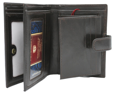 Portfel skórzany RFID PETERSON PTN 22310L-VT