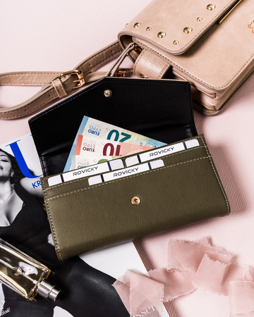 IDALINE LULUCASTAGNETTE eco leather wallet