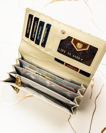 Portfel skóra + PU PTN PX27-PF2 Blue