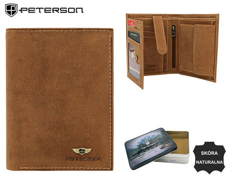 PTN 303 2-1-5 COGNAC leather wallet