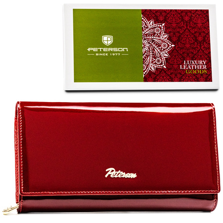 Portfel damski skórzany PTN BC-42100 Red