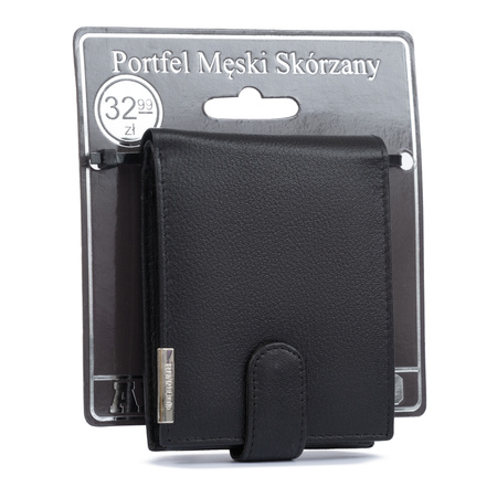 Portfel męski skórzany N992L-P-PDM-BL Black