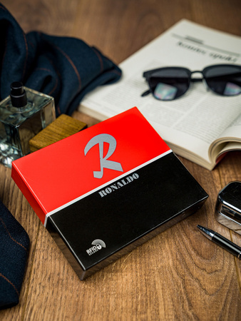 RONALDO D1072L-VT RFID leather wallet