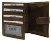 Portfel skórzany RFID PC-108L-BAR Brown
