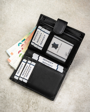 Portfel męski skórzany 0800L-RVD Black