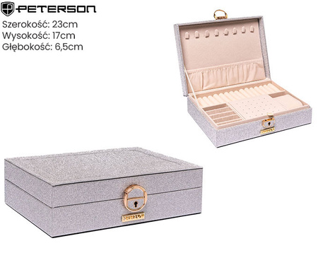 Szkatułka na biżuterię PTN SZK-13 Silver