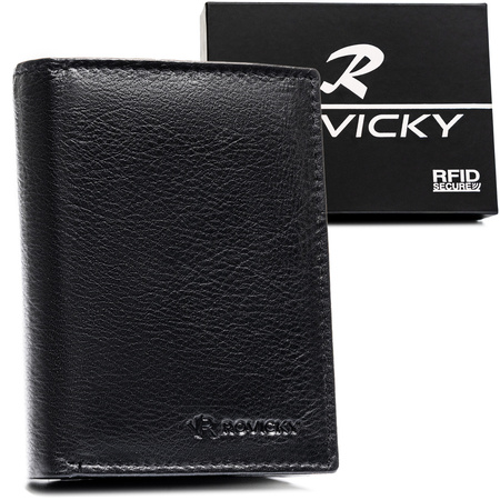Portfel męski skórzany 0800-RVD Black