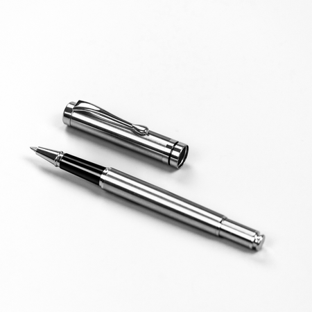 Elegancki długopis w prezentowym pudełku Peterson PTN 339 Silver-silver