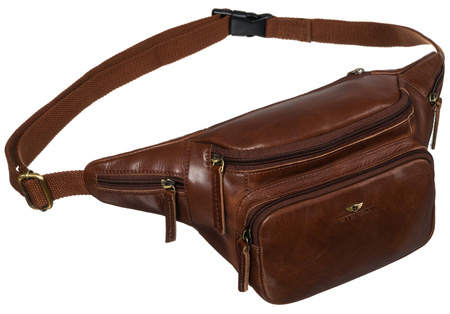 Torba skórzana + Etui PTN BP001-TUM Brown