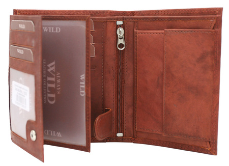 Portfel męski skórzany AW-N4-MAL R.Brown