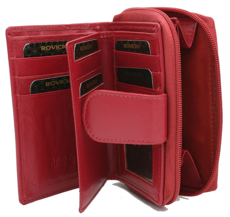 Portfel skórzany R-RD-41-GCL Magenta