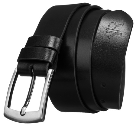 Men’s Leather Belt RV-27-SPL Black