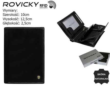 ROVICKY N62-RVT RFID leather wallet