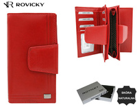 Portfel damski skórzany CPR-123-BAR Red