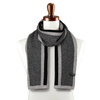 Elegant men's scarf by Peterson PTN SA100-03 Black