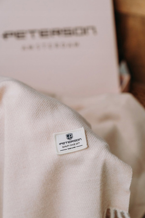 Duży szalik damski zapakowany w pudełko Peterson PTN SPV73 Yellow