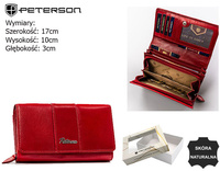 PETERSON PTN KA-22 RFID leather wallet