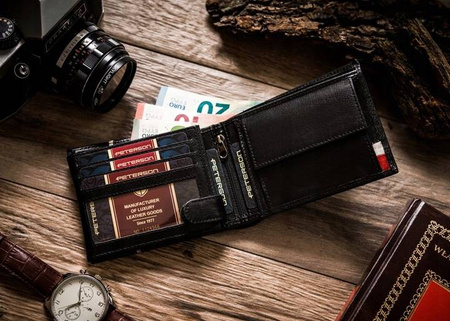 Gift Set: Men's Wallet + Card Holder PTN ZM37 Peterson