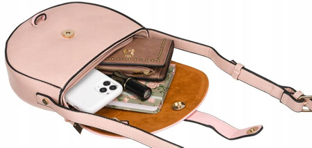 LULUCASTAGNETTE ORANGE eco leather bag