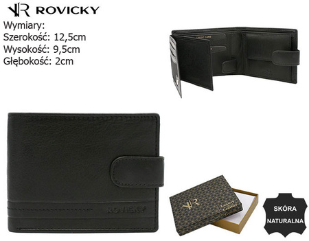 ROVICKY R-N992L-GAT RFID leather wallet
