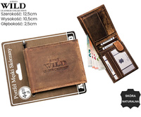 Portfel męski skórzany na blistrze N992-CHM-BL Cognac