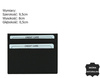 Skórzane etui na karty CC323-ACL Black
