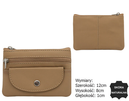 Skórzane etui na klucze 34801-ACL-9875 L.Tan