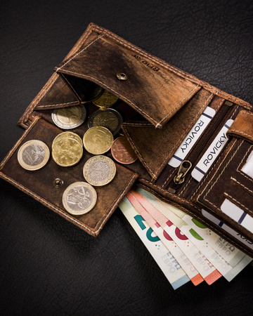 Portfel męski skórzany na blistrze N992-CHM-BL Cognac