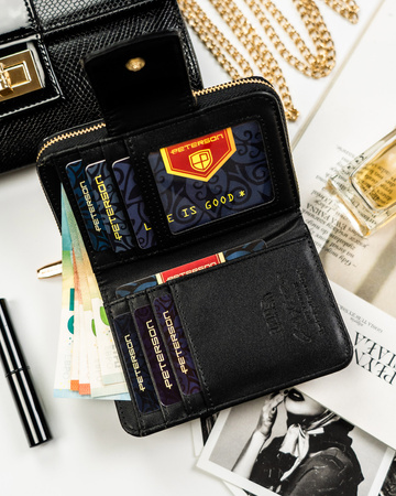 Portfel damski PU PTN 009-HF Black