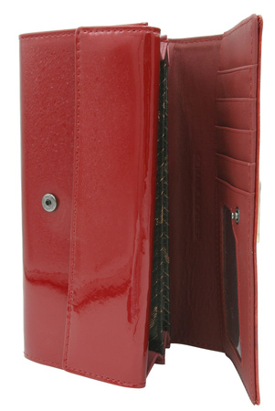 Portfel damski skórzany H22-3-SH9 Red