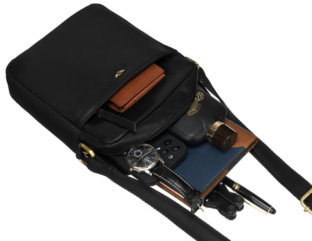 Torba skórzana + Etui PTN 720E-OPU Black