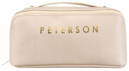 Leatherette make-up bag PETERSON PTN KOS-DA-7